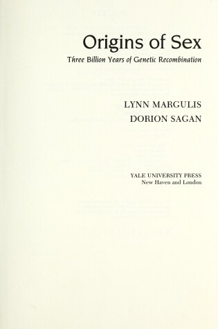 Cover of The Origins of Sex