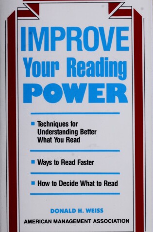 Cover of Improve Your Reading Power