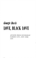 Book cover for Love, Black Love