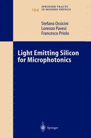 Cover of Light Emitting Silicon for Microphotonics