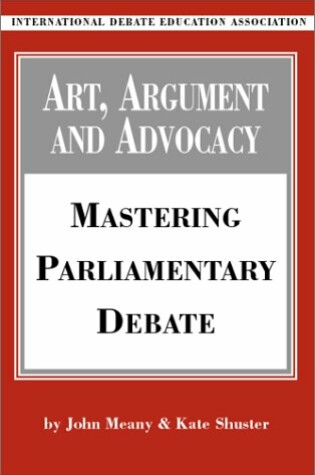 Cover of Art, Argument and Advocacy