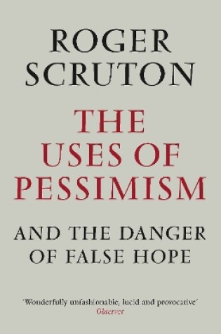 Cover of The Uses of Pessimism