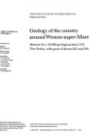 Cover of Geology of the Country Around Weston-super-Mare