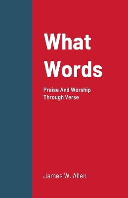 Book cover for What Words