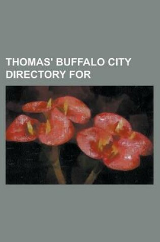 Cover of Thomas' Buffalo City Directory for