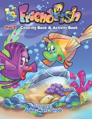 Book cover for FriendFish Coloring book 2