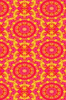 Cover of Hot Pink And Yellow Kaleidoscope Pattern