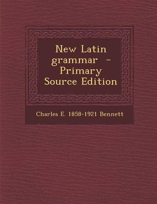 Book cover for New Latin Grammar