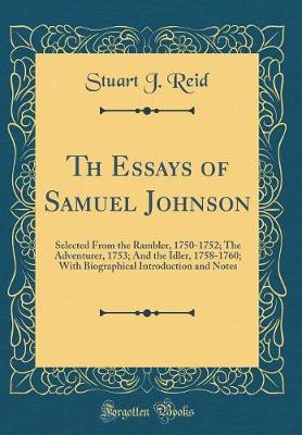 Book cover for Th Essays of Samuel Johnson