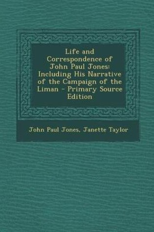 Cover of Life and Correspondence of John Paul Jones