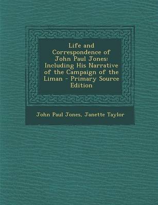 Book cover for Life and Correspondence of John Paul Jones