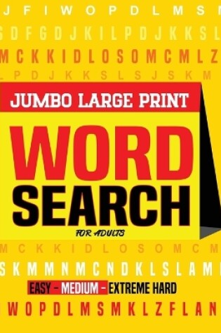 Cover of Jumbo Word Search Book for Adults Large Print