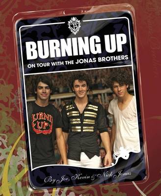 Book cover for Burning Up: on Tour with the "Jonas Brothers"