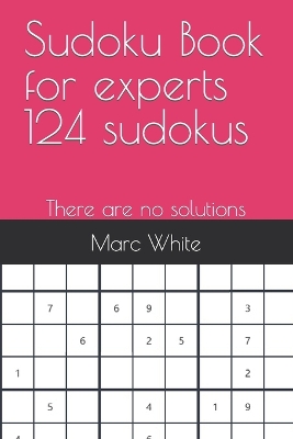 Book cover for Sudoku Book for experts 124 sudokus
