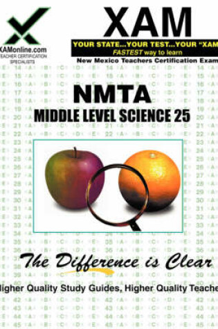 Cover of Nmta Middle Level Science 25 Teacher Certification Test Prep Study Guide