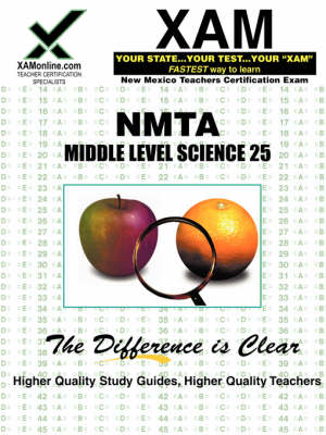 Book cover for Nmta Middle Level Science 25 Teacher Certification Test Prep Study Guide