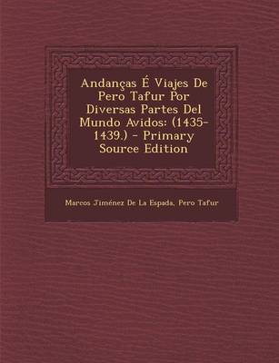 Book cover for Andancas E Viajes de Pero Tafur Por Diversas Partes del Mundo Avidos