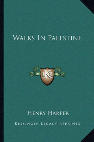 Cover of Walks in Palestine