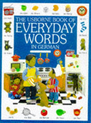 Book cover for The Usborne Book of Everyday Words in German