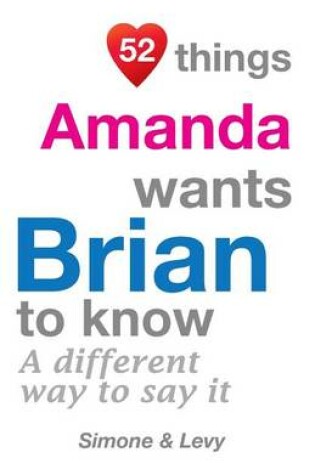 Cover of 52 Things Amanda Wants Brian To Know