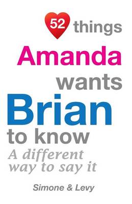 Book cover for 52 Things Amanda Wants Brian To Know