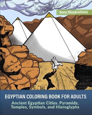 Book cover for Egyptian Coloring Book for Adults