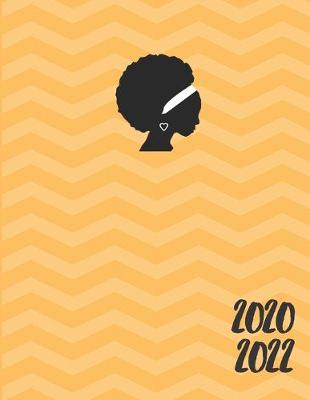 Book cover for 2020-2022 Three 3 Year Planner African American Monthly Calendar Gratitude Agenda Schedule Organizer