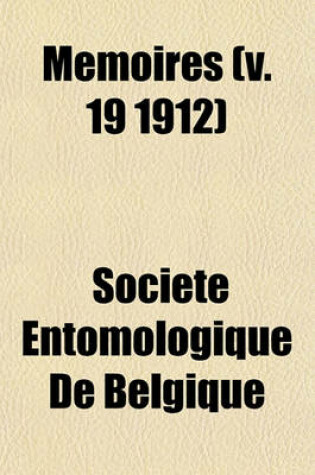 Cover of Memoires (V. 19 1912)