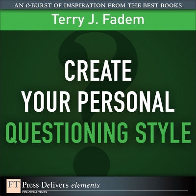 Book cover for Create Your Personal Questioning Style