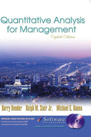 Cover of Quantitative Analysis for Management and Student CD-ROM