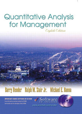 Cover of Quantitative Analysis for Management and Student CD-ROM