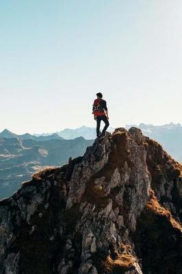 Book cover for Mountain Climber at the Summit Adventure Awaits Journal