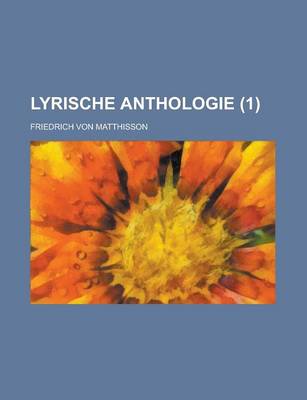 Book cover for Lyrische Anthologie (1 )