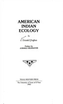 Book cover for American Indian Ecology