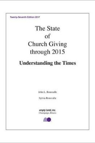 Cover of The State of Church Giving Through 2015