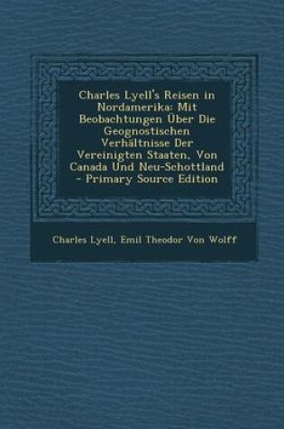 Cover of Charles Lyell's Reisen in Nordamerika