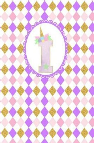 Cover of Unicorn Monogram Journal - Letter I