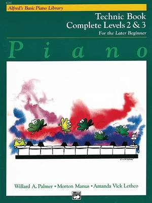 Book cover for Alfred's Basic Piano Library Technic Book 2-3