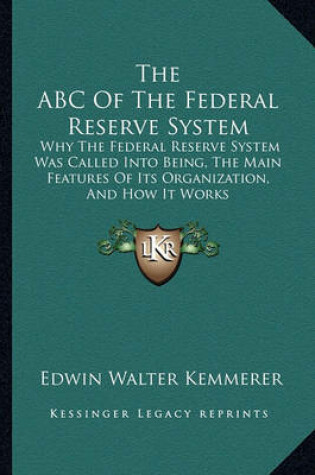 Cover of The ABC of the Federal Reserve System