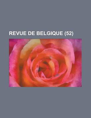 Book cover for Revue de Belgique (52)