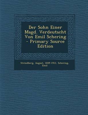 Book cover for Der Sohn Einer Magd. Verdeutscht Von Emil Schering