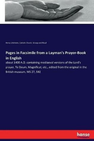 Cover of Pages in Facsimile from a Layman's Prayer-Book in English