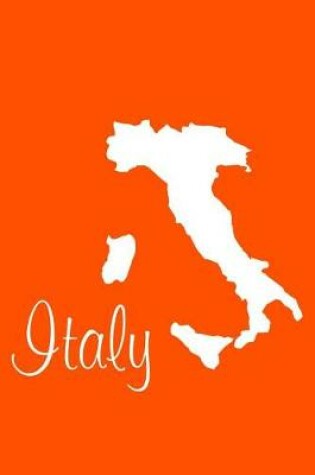 Cover of Italy - Orange Blank Notebook