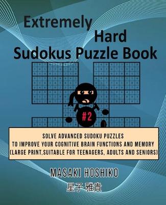 Book cover for Extremely Hard Sudokus Puzzle Book #2