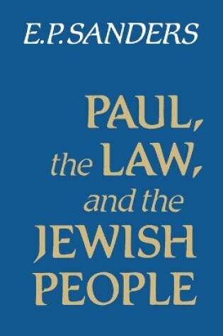 Cover of Paul, the Law, and the Jewish People