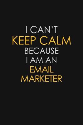 Book cover for I Can't Keep Calm Because I Am An Email Marketer