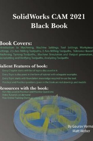Cover of SolidWorks CAM 2021 Black Book