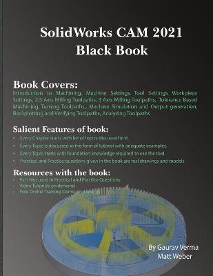 Cover of SolidWorks CAM 2021 Black Book