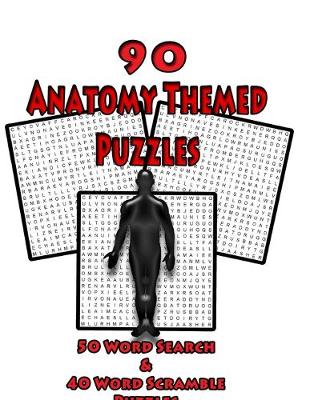 Book cover for 90 Anatomy Themed Puzzles