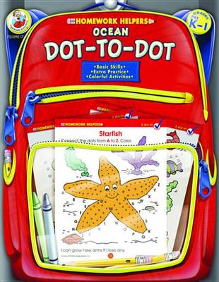 Book cover for Ocean Dot-To-Dot, Grades Pk - 1